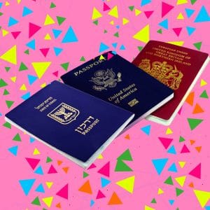 כיסוי לדרכון | כיסוי לדרכון עם שם | כיסוי דרכון | כיסוי דרכון מעוצב