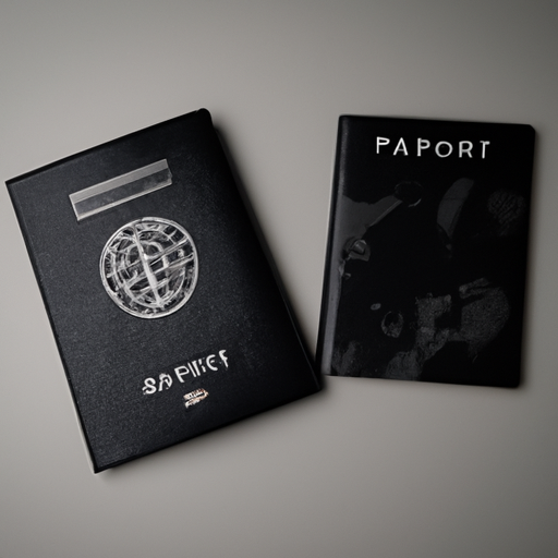 כיסוי דרכון בלוי וחדש זה לצד זה, הממחיש את החשיבות בשמירה על כיסוי דרכון